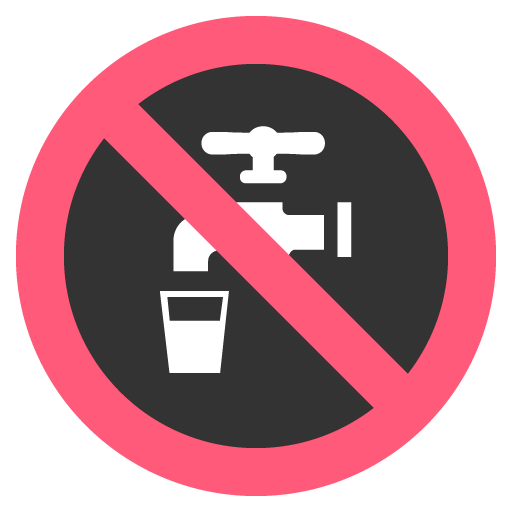 Non-potable Water Symbol Emoji