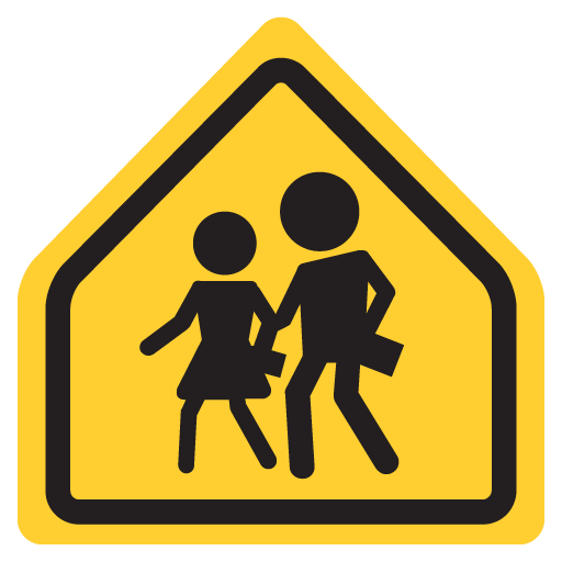 Children Crossing Emoji