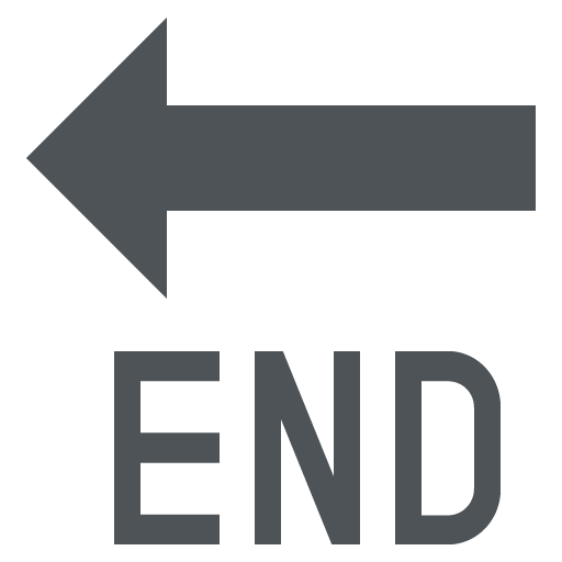 End With Leftwards Arrow Above Emoji