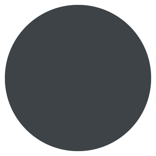 Medium Black Circle Emoji