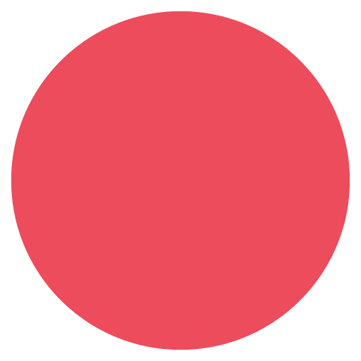 Large Red Circle Emoji