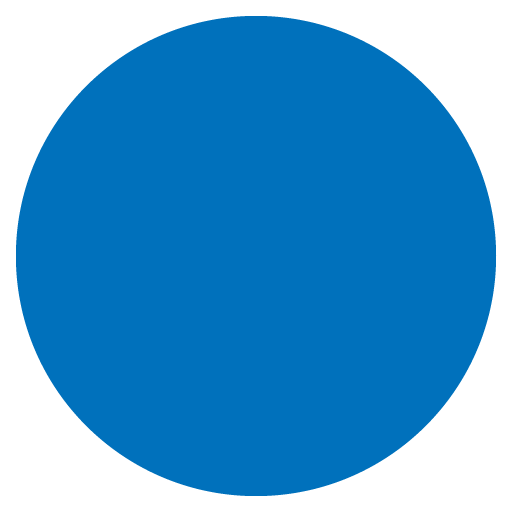 Large Blue Circle Emoji