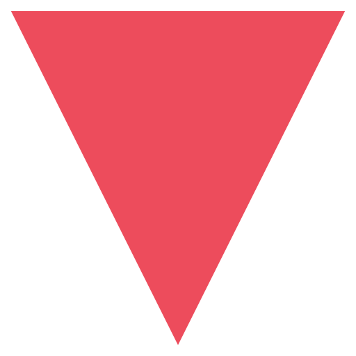 Down-pointing Red Triangle Emoji