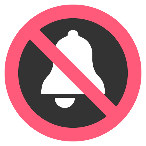 Bell With Cancellation Stroke Emoji