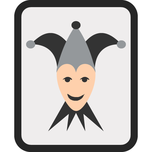 Playing Card Black Joker Emoji