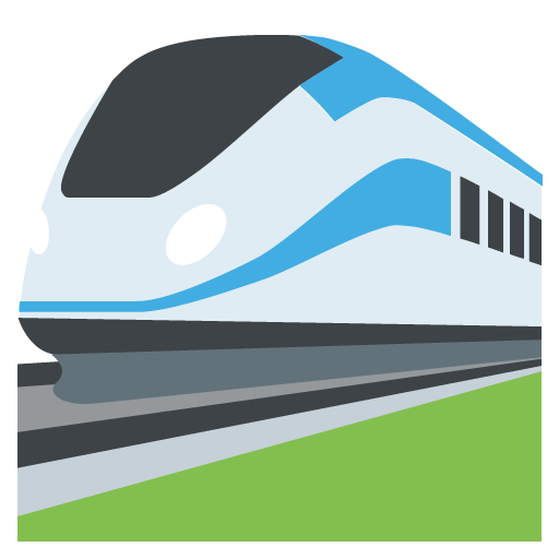 High-speed Train Emoji