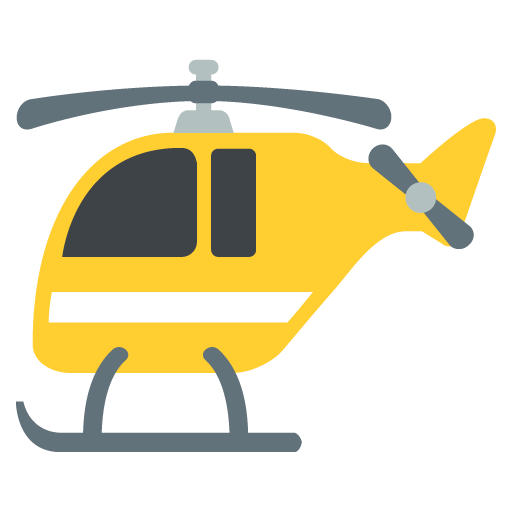Helicopter Emoji