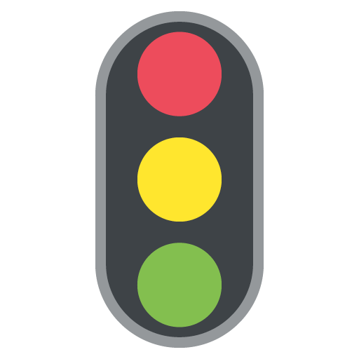 Vertical Traffic Light Emoji