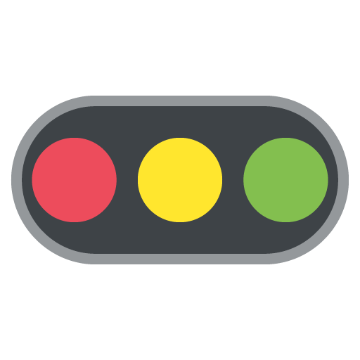 Horizontal Traffic Light Emoji