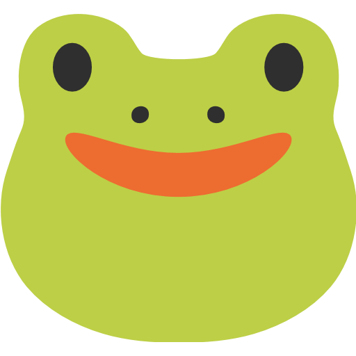 Frog Face Emoji