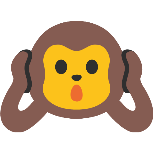 Hear-no-evil Monkey Emoji