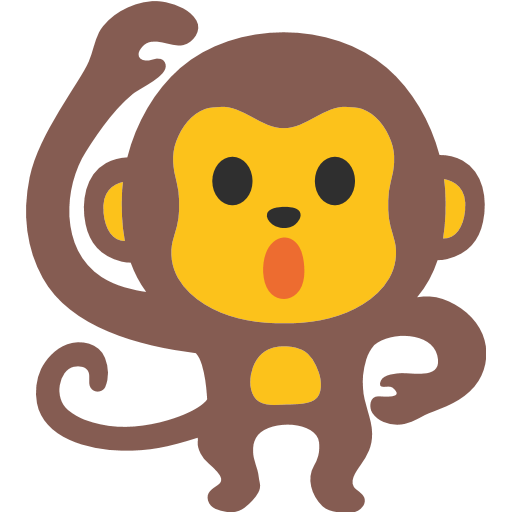 Monkey Sticker by 9713.online for iOS & Android