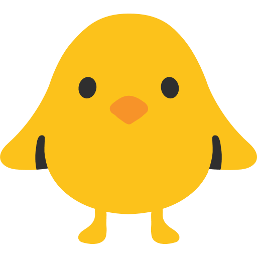 Front-facing Baby Chick Emoji