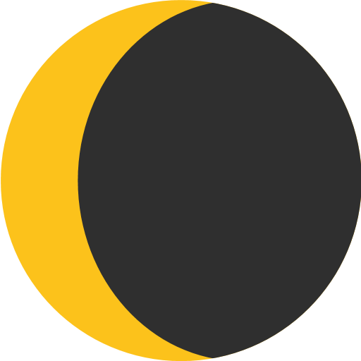 Waning Crescent Moon Symbol Emoji