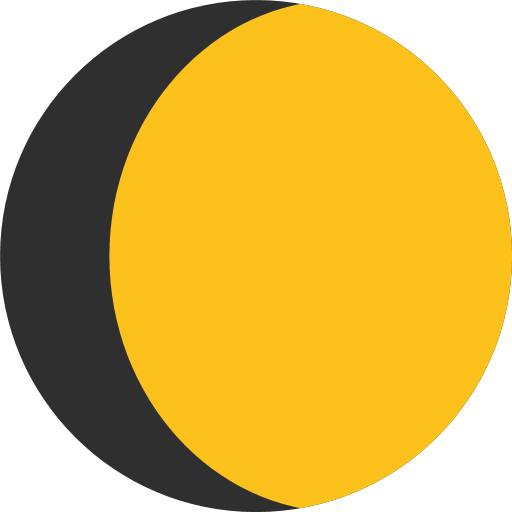 Waxing Gibbous Moon Symbol Emoji