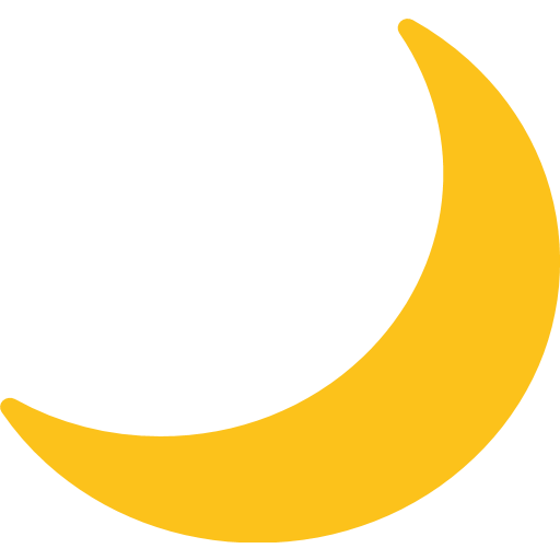 Crescent Moon Emoji