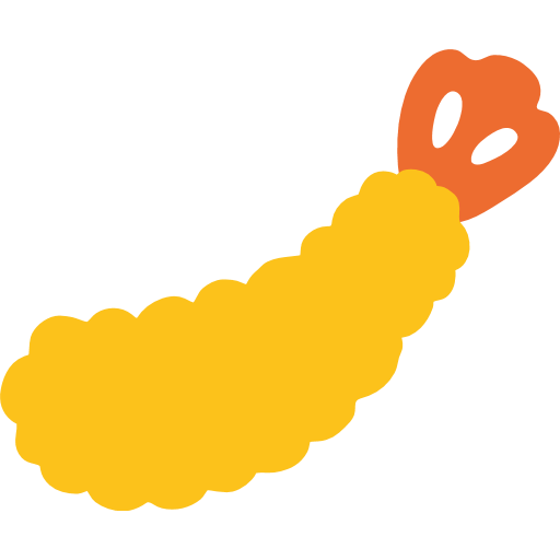 Fried Shrimp Emoji