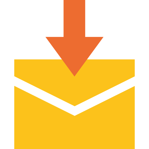 Envelope With Downwards Arrow Above Emoji