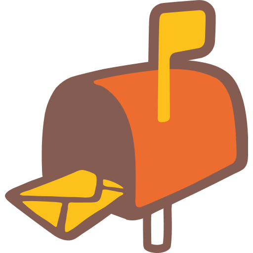 Open Mailbox With Raised Flag Emoji