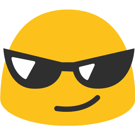 Smiling Face With Sunglasses Emoji