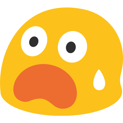 Fearful Face Emoji