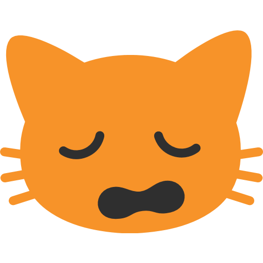Weary Cat Face Emoji