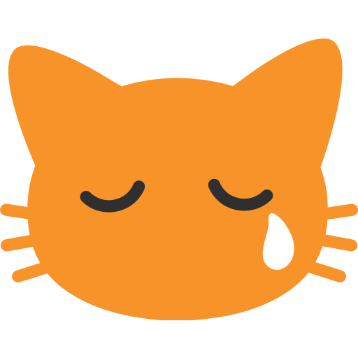 Crying Cat Face Emoji