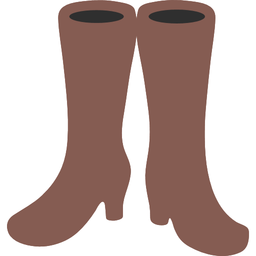 Womans Boots Emoji