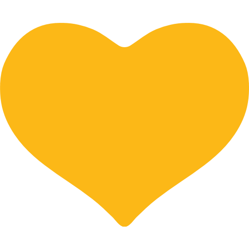  Yellow Heart Emoji for Facebook Email SMS ID 772 