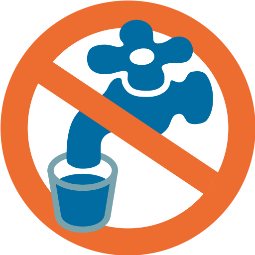 Non-potable Water Symbol Emoji