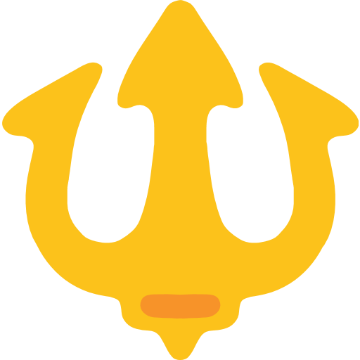 Trident Emblem Emoji