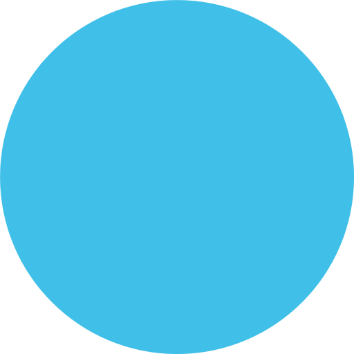Large Blue Circle Emoji