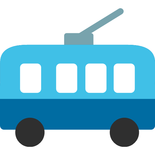 Trolleybus Emoji