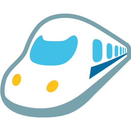 High-speed Train Emoji