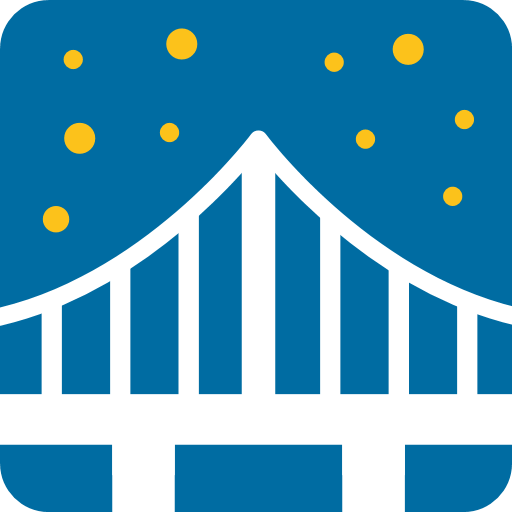 Bridge At Night Emoji