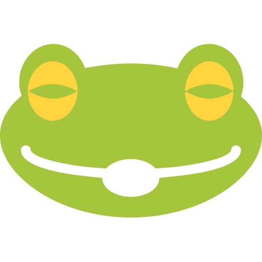 Frog Face Emoji