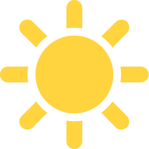 White Sun With Small Cloud Emoji