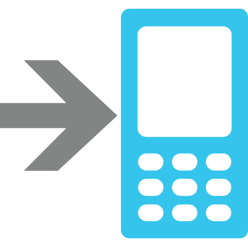 Mobile Phone With Rightwards Arrow At Left Emoji