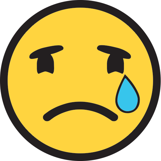 Crying Face Emoji (U+1F622)