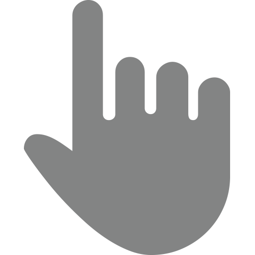 White Up Pointing Index Emoji