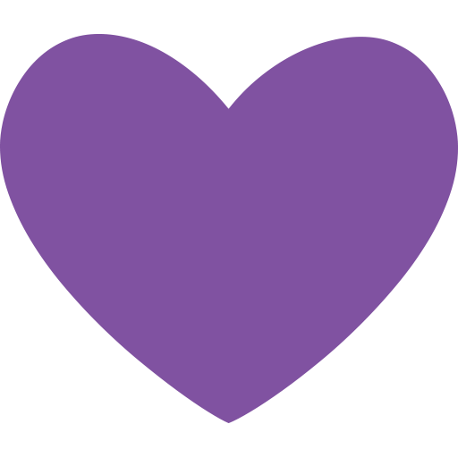 Purple Heart Emoji