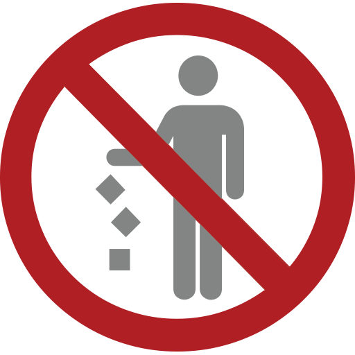 Do Not Litter Symbol Emoji