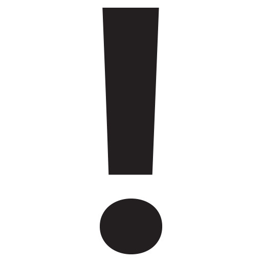 Heavy Exclamation Mark Symbol Emoji