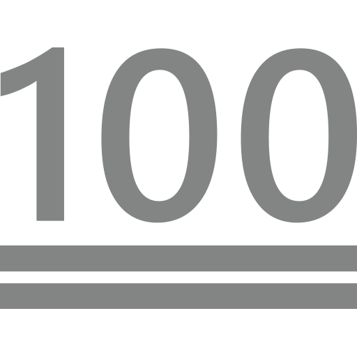 Hundred Points Symbol Emoji