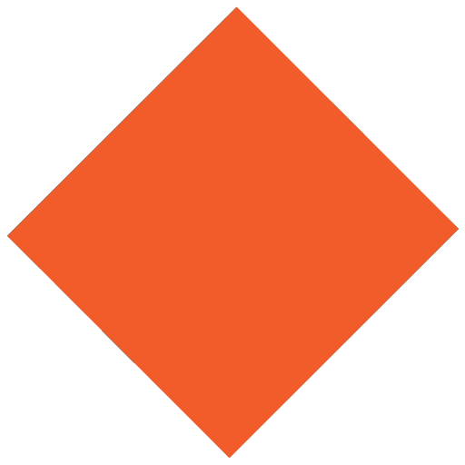 Large Orange Diamond Emoji