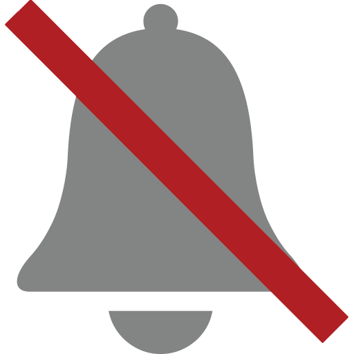 Bell With Cancellation Stroke Emoji