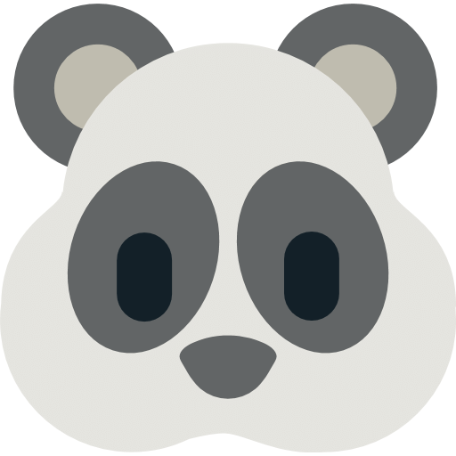 Panda Face Emoji