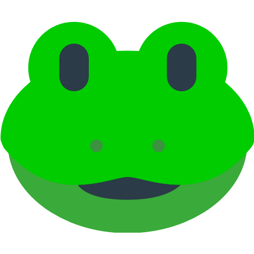 Frog Face Emoji