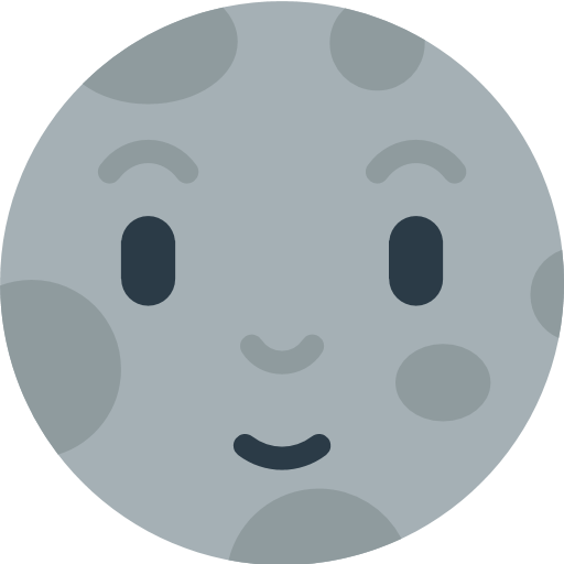 New Moon With Face Emoji