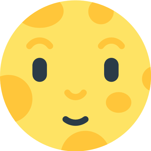 Full Moon With Face Emoji